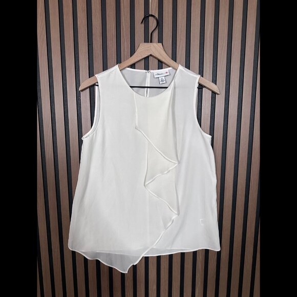 3.1 Phillip Lim x Target Sheer Blouse Small Womens Ruffle Chiffon Fabric Top - Picture 1 of 6